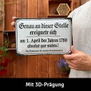 LANOLU Retro Blechschild, lustiges Sprüche Schild...