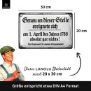 LANOLU Retro Blechschild, lustiges Sprüche Schild für Männer, Kneipen Deko und Garten, geprägt und gestanzt, 20x30 cm
