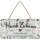 LANOLU Kordelschild Hunde-Zuhause 16x32cm