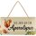 LANOLU Kordelschild Das LEBEN AUF DER APEROL SPUR 16x32cm