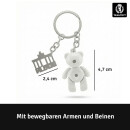 Schlüsselanhänger I LOVE Berlin Bär Souvenir weiss