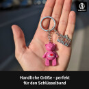 Schlüsselanhänger I LOVE Berlin Bär Souvenir weiss