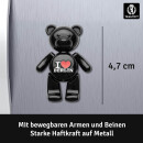 Magnet I LOVE Berlin Bär Souvenir schwarz