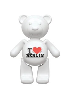 Magnet I LOVE Berlin Bär Souvenir weiss
