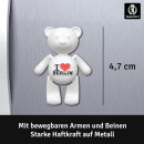 Magnet I LOVE Berlin Bär Souvenir weiss