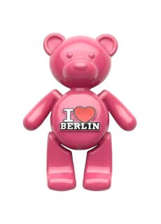 Magnet I LOVE Berlin Bär Souvenir pink