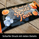 LANOLU Kordelschild Spritz-Tour 16x32cm