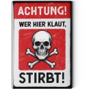 LANOLU Kühlschrankmagnete lustig- Achtung Wer hier...