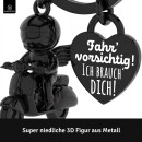 LANOLU – Schlüsselanhänger – Rollerfahrer – Kupferfarben