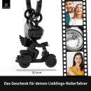 LANOLU – Schlüsselanhänger – Rollerfahrer – Kupferfarben