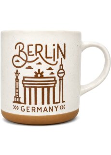 United1871 – Tasse – Berlin Germany Tor – Creme / Braun – 360 ml