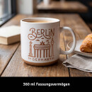 United1871 – Tasse – Berlin Germany Tor – Creme / Braun – 360 ml
