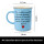 United1871 – Tasse – Berlin Tor Metallemblem – Blau – 420 ml