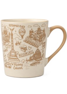 Tasse Berlin City Sketch - Sand