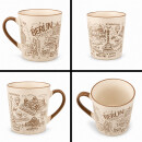 United1871 – Tasse – Berlin Stadtcollage – Creme / Braun – 420 ml