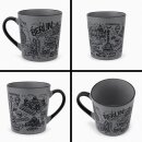 United1871 – Tasse – Berlin Stadtcollage – Grau / Schwarz – 420 ml
