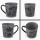 United1871 – Tasse – Berlin Stadtcollage – Grau / Schwarz – 420 ml