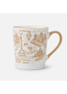 Tasse Berlin City Sketch - Weiss
