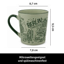 United1871 – Tasse – Berlin Stadtcollage – Grün – 420 ml