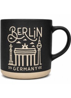 United1871 – Tasse – Berlin Germany Tor – Schwarz / Beige – 360 ml