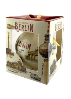 United1871 – Christbaumkugel – Berlin Sehenswürdigkeiten – Ø 9 cm creme/mehrfarbig