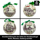 United1871 Christbaumkugel Classic weiss