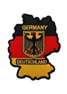 United1871 – Aufnäher – Deutschland Umriss Adler – Mehrfarbig