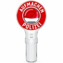 LANOLU – Flaschenöffner Magnet – Polizei Aufmachen – Weiß / Rot
