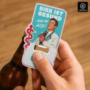 LANOLU Magnet Flaschenöffner Bier ist gesund sagt der Arzt