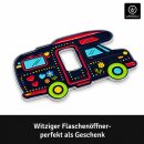 LANOLU – Flaschenöffner Magnet – Wohnmobil dunkelblau – Dunkelblau / bunt