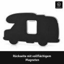 LANOLU – Flaschenöffner Magnet – Wohnmobil dunkelblau – Dunkelblau / bunt
