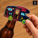 LANOLU – Flaschenöffner Magnet – Wohnmobil dunkelblau – Dunkelblau / bunt