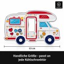 LANOLU – Flaschenöffner Magnet – Wohnmobil weiß – Weiß / bunt
