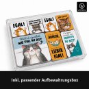 LANOLU – Magnet-Set – Katzen – Mehrfarbig
