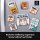 LANOLU – Magnet-Set – Katzen – Mehrfarbig