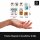 LANOLU – Magnet-Set – Katzen – Mehrfarbig