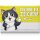 LANOLU – Kühlschrankmagnet – Katze Erkenne die Zeichen – 8 x 5,5 cm