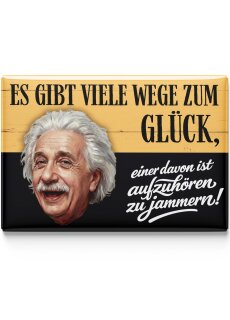 LANOLU – Kühlschrankmagnet – Wege zum Glück – 8 x 5,5 cm