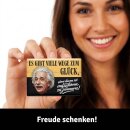 LANOLU – Kühlschrankmagnet – Wege zum Glück – 8 x 5,5 cm