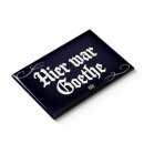 LANOLU – Kühlschrankmagnet – Hier war Goethe nie – 8 x 5,5 cm
