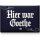 LANOLU – Kühlschrankmagnet – Hier war Goethe nie – 8 x 5,5 cm