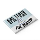 LANOLU – Kühlschrankmagnet – Segelboot Leben ist zu kurz – 8 x 5,5 cm