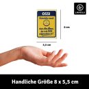 LANOLU – Kühlschrankmagnet – Ossi Lebenserfahrung – 8 x 5,5 cm