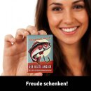 LANOLU – Kühlschrankmagnet – Der beste Angler – 8 x 5,5 cm