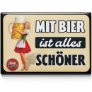 LANOLU – Kühlschrankmagnet – Mit Bier...