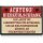 LANOLU – Kühlschrankmagnet – Achtung Bierkühlschrank – 8 x 5,5 cm