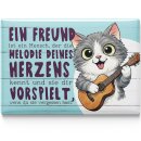 LANOLU – Kühlschrankmagnet – Katze Ein...