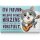LANOLU – Kühlschrankmagnet – Katze Ein Freund – 8 x 5,5 cm