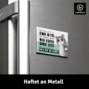 LANOLU – Kühlschrankmagnet – Katze Mein...