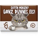 LANOLU – Kühlschrankmagnet – Katze Guten...
